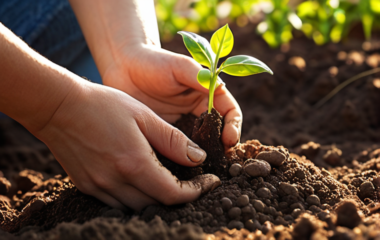 **

A close-up of hands gently planting a seed in fertile soil, bathed in warm sunlight. Focus on the texture of the soil and the delicate sprout emerging, symbolizing the planting of a story in the listener's heart. Add a subtle bokeh effect in the background to emphasize the seed.

**
