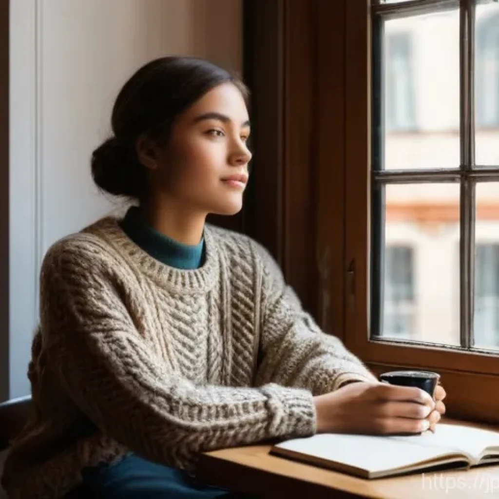 스토리텔러의 하루 일과 - **Prompt: Urban Inspiration Seeker**
    "A young woman, in her late 20s, with a thoughtful and obse...
