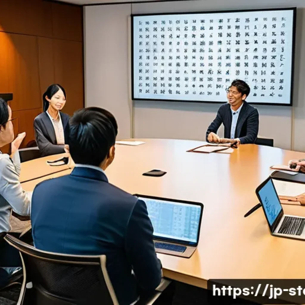 스토리텔러 자격증의 글로벌 인증 가능성 분석과 사례 연구와 전략 - A diverse group of professional storytellers gathered in a modern international conference room, eng...